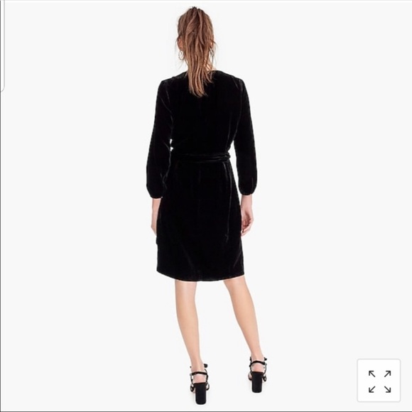 NWT VELVET WRAP DRESS - Picture 5 of 8